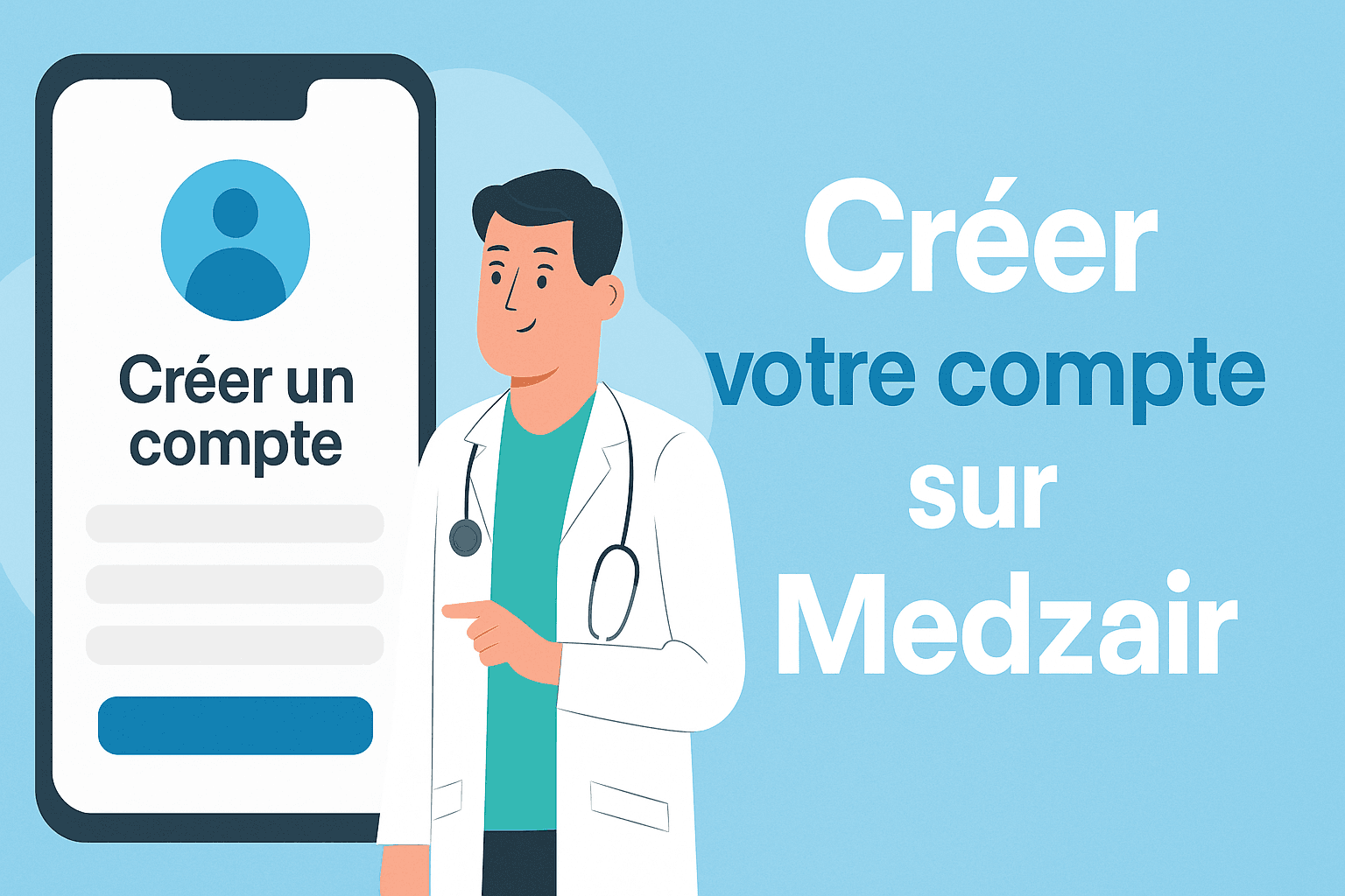 Créer votre compte Medzair en 5 étapes simples (guide mobile)