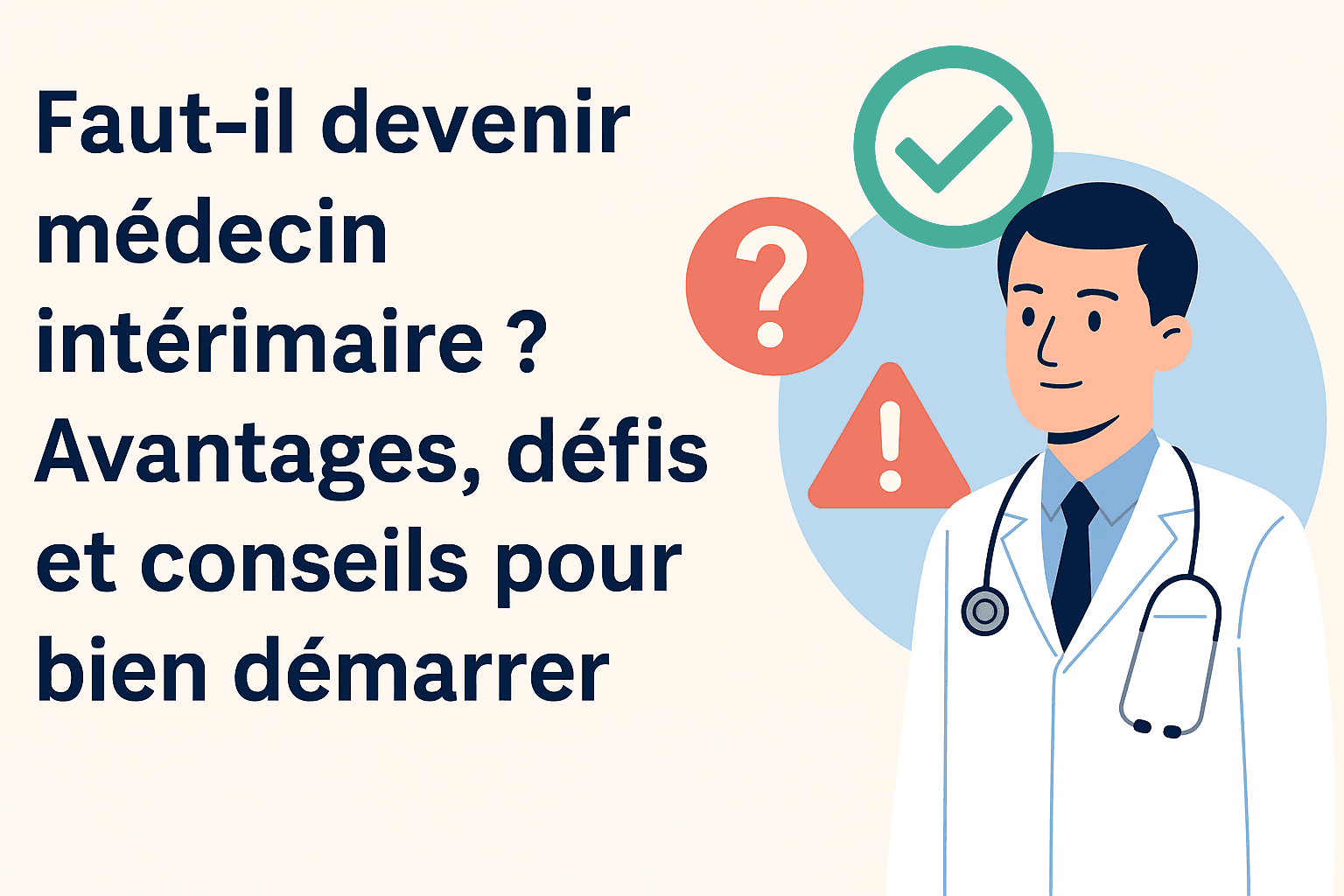 Faut-il devenir médecin intérimaire ? Avantages, défis et conseils pour bien démarrer